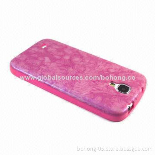PU IMD TPU Mobile Phone Cases for Samsung Galaxy S4, Various Colors Available